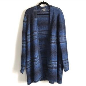 Natural Reflections Cozy Blue and Gray Women's Cardigan